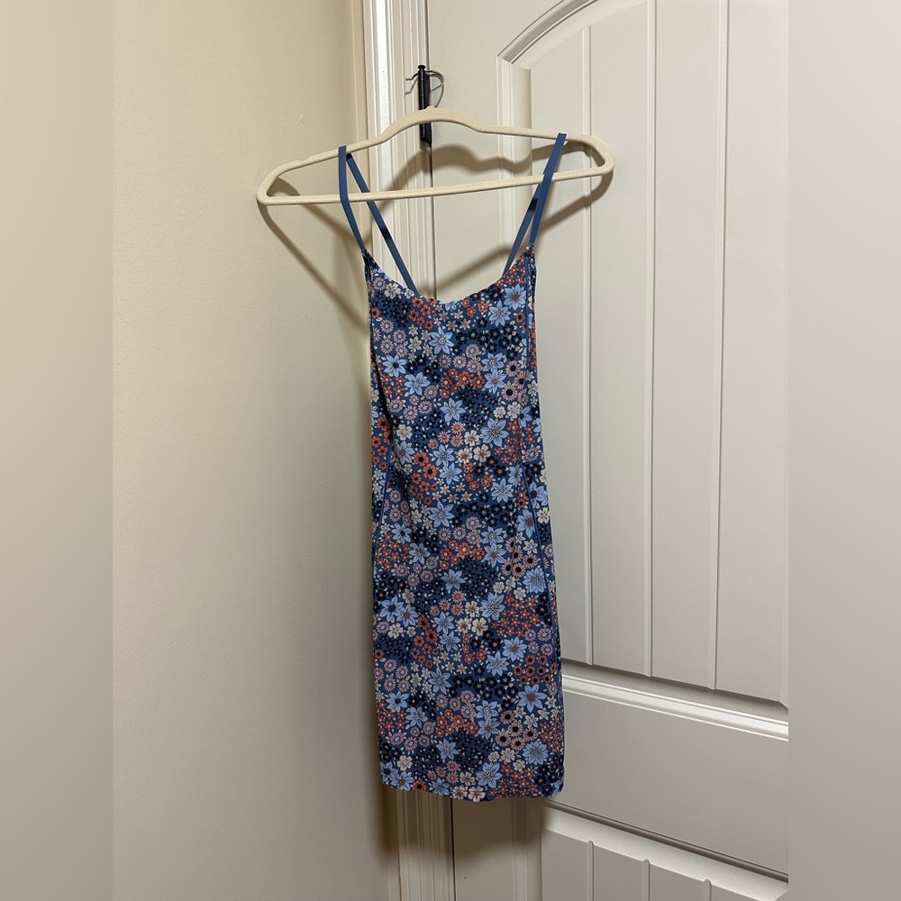 Aerie Criss Cross Back Exercise Dress